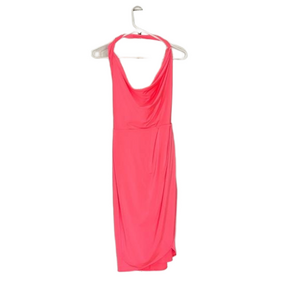 Hot pink Guess size S scoop dress. Open back with zipper and ruching. Never worn